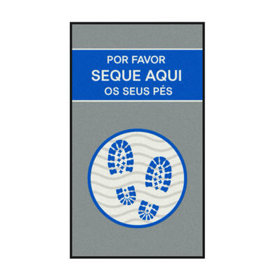 Disinfection mat Dry your feet here 85 X 150 cm +-5%